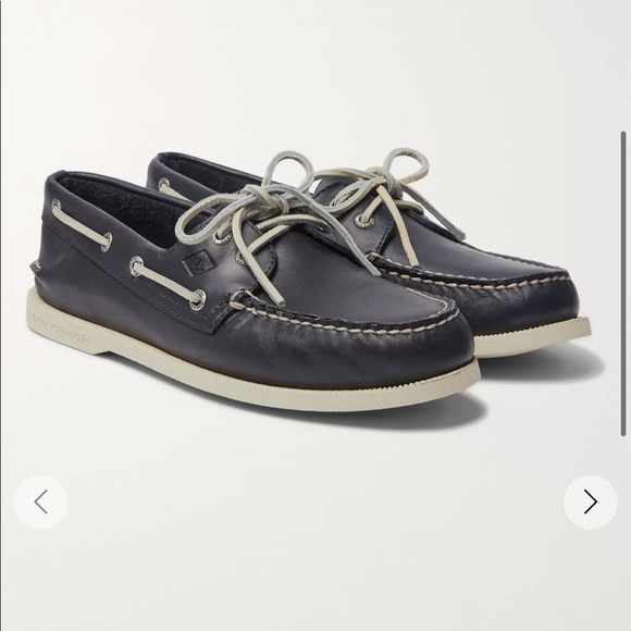 Sperry Shoes - Sperry top sided boat shoe navy leather